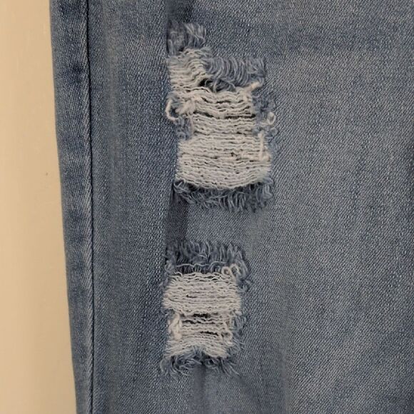 Rue21 Light Blue Distressed Flare Jeans - Picture 5 of 16